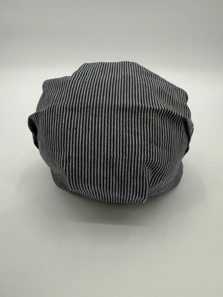 Gorra a Rayas Ingeniero Ferroviario Sanforizado Hecha en Unión Carhartt Años 40 50 De Colección Foto 4 de 4