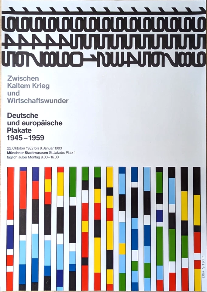 Poster Plakat - Deutsche und europäische Plakate - Erik Nitsche - München 1983 - Bild 1 von 1