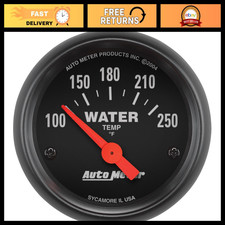 Electric Water Temperature Gauge Z-series Auto Meter Style 2 Dial 140-280f Electric Water Temperature Gauge Z-series Auto Meter Style 2 Dial 140-280f