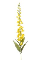 Artplants Kunstblume Glockenblume Nevlar, Gelb, 95Cm