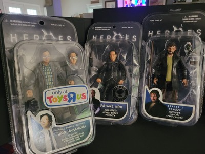HEROES Figues, Claude, Hiro Nakamura & Future Hiro Figure 2008 Con Exclusive NIB