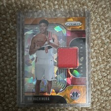 Panini Prizm 2019-20 Rui Hachimura Sensational Swatches #SS-RUI Wizards