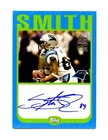 2004 Steve Smith SR Topps Auto /50 Gold Numbers Certified Signature Edition 89
