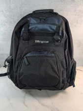Targus Matric Notebook Backpack 15.6 Laptop School Travel Bag Black & Blue
