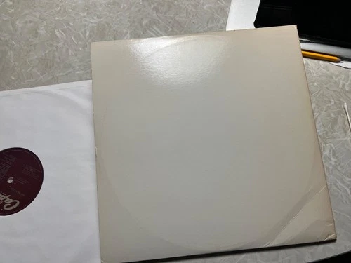 THE BEATLES 2 LP WHITE ALBUM WHITE VINYL 1978 W/ POSTER & PICTURES N/M VINYL