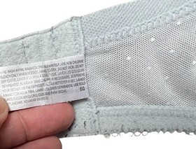 Wacoal Retro Chic Full Figure Underwire Bra 855186  Size 36D  Silvery-Gray