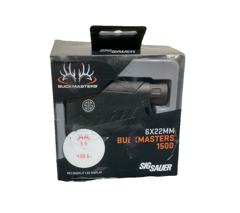 SIG SAUER Buckmasters 1500 Rangefinder - Black (SOK15601)