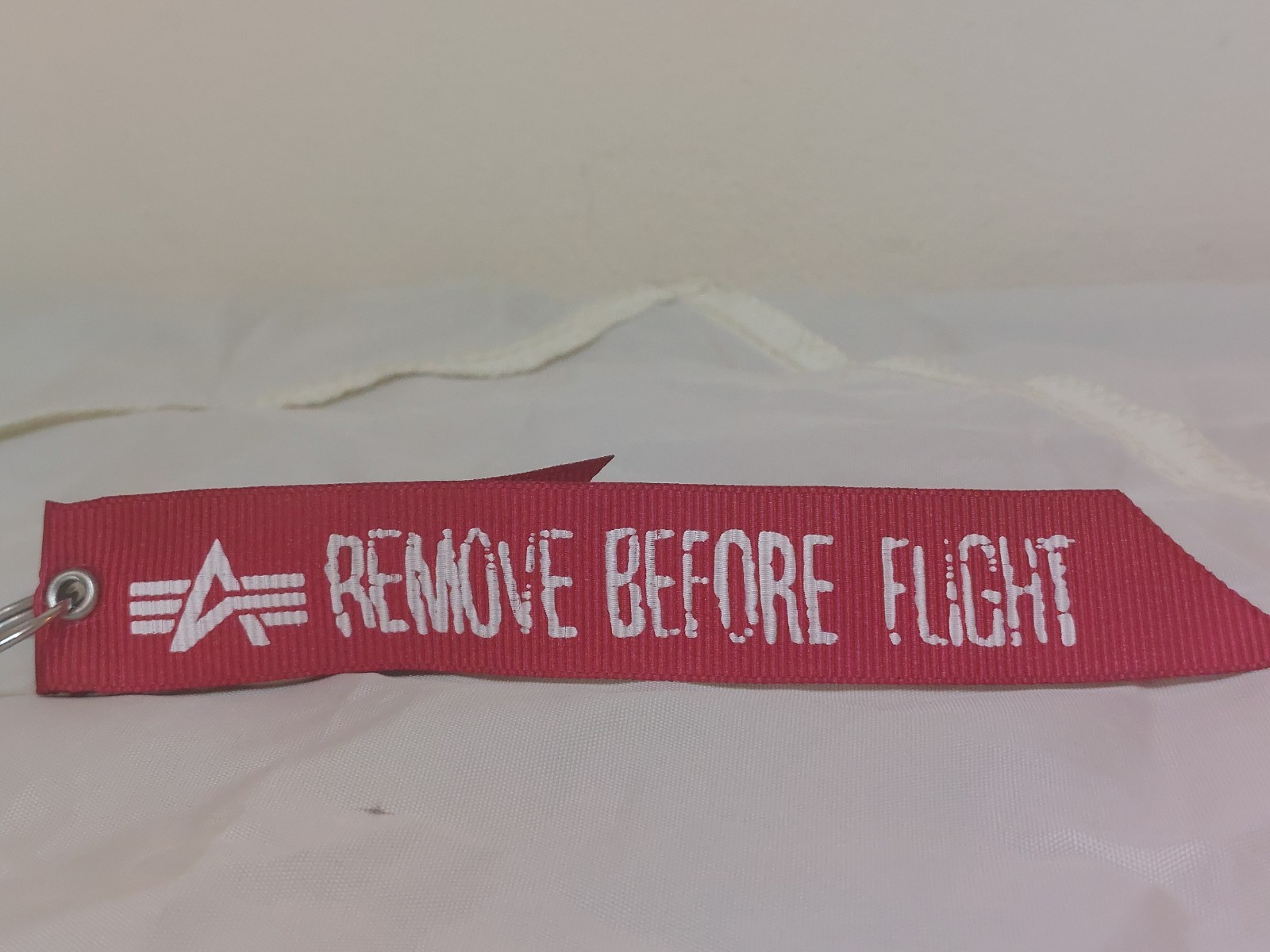 Alpha Industries Remove Before Flight Red Tag Rib… - image 4