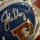 John Elway Signed Denver Broncos Throwback Speed Mini Football Helmet Fanatics