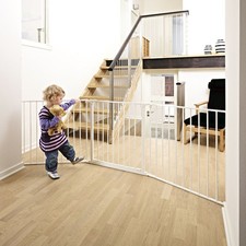BabyDan Configure Baby Gate Large White Multi Panel Extra Wide Safety Gate
