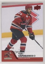 2020-21 Upper Deck AHL Exclusives 10/100 Kyle Capobianco #130 4om