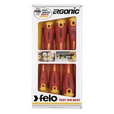 Felo Screwdriver Ergonic VDE SL / PH 6 Piece Set