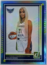 2025 Panini Donruss WNBA Dijonai Carrington #27  Silver Holo