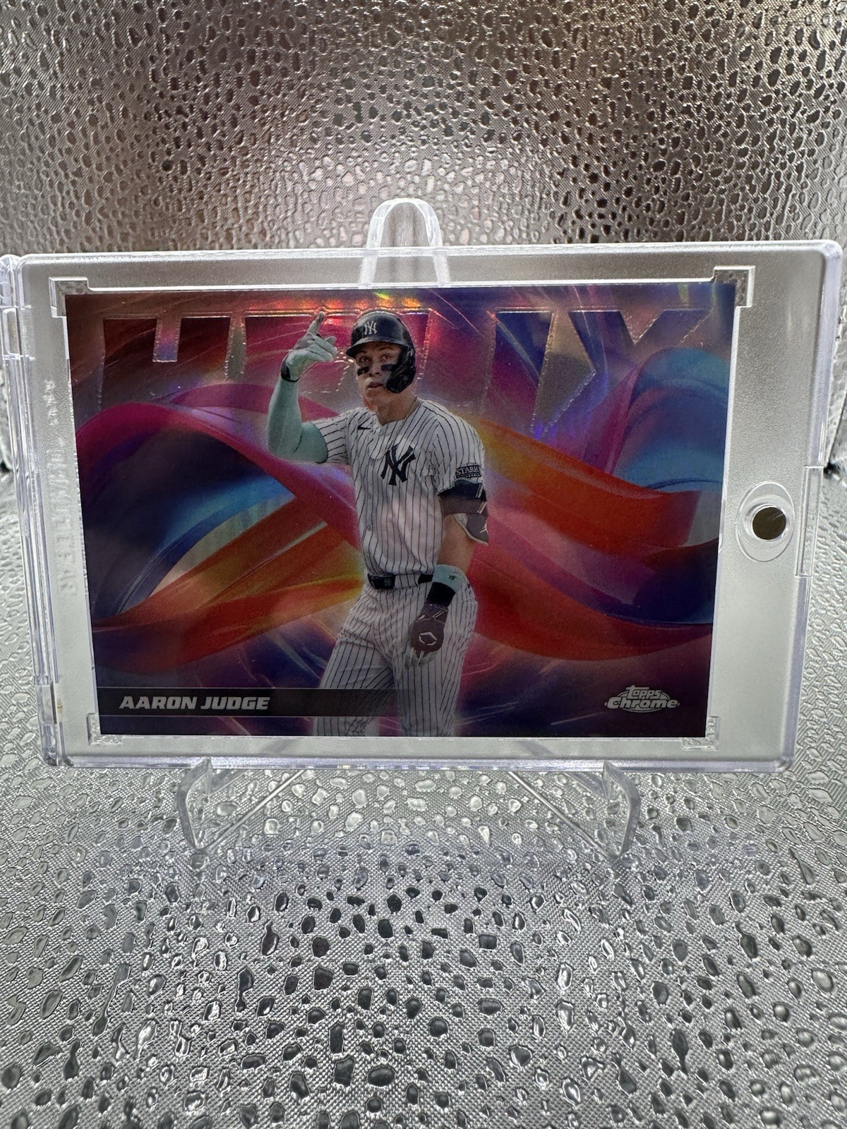 2025 Topps Chrome HX-2 Aaron Judge Helix SSP, Case Hit New York Yankees! MVP