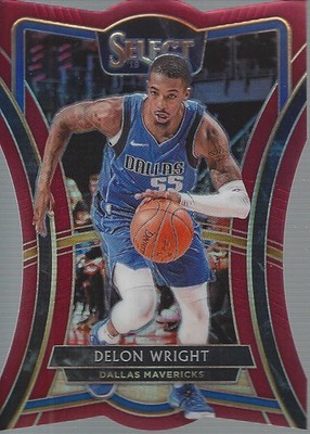 2019-20 Select Prizms Maroon Die Cut #156 Delon Wright /175 - BSK