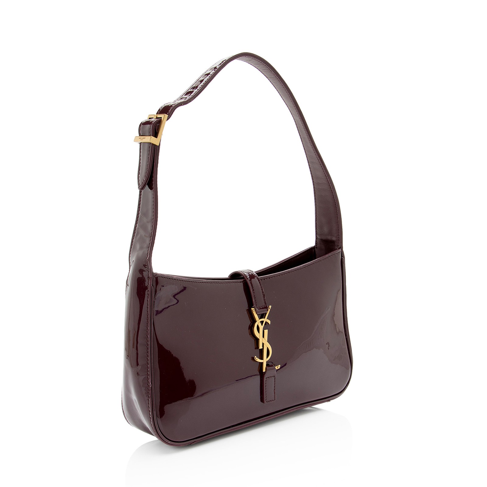 Saint Laurent Patent Leather Monogram Le 5 A 7 Hobo thumbnail 2