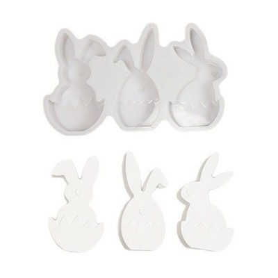 Multipurpose Silicone Mould for Rabbits and Eggs Shell Ornament