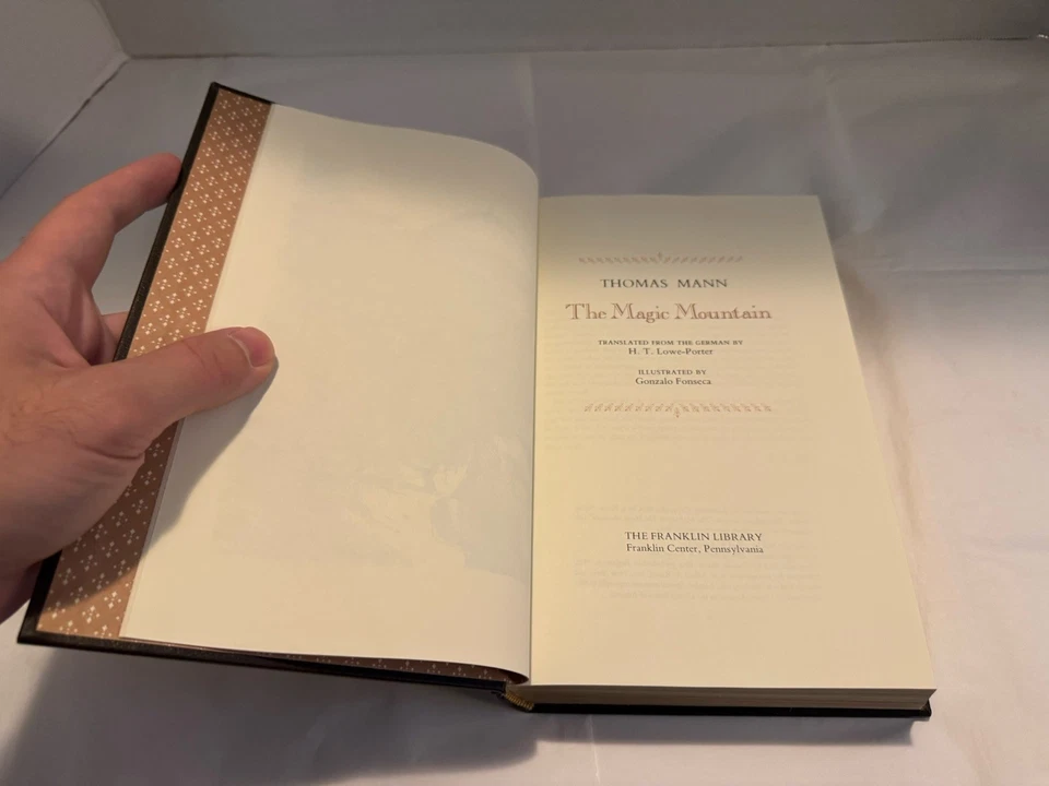 FRANKLIN LIBRARY - The Magic Mountain, Thomas Mann 1981 Hardcover EXCELLENT — 第 4/4 张图片
