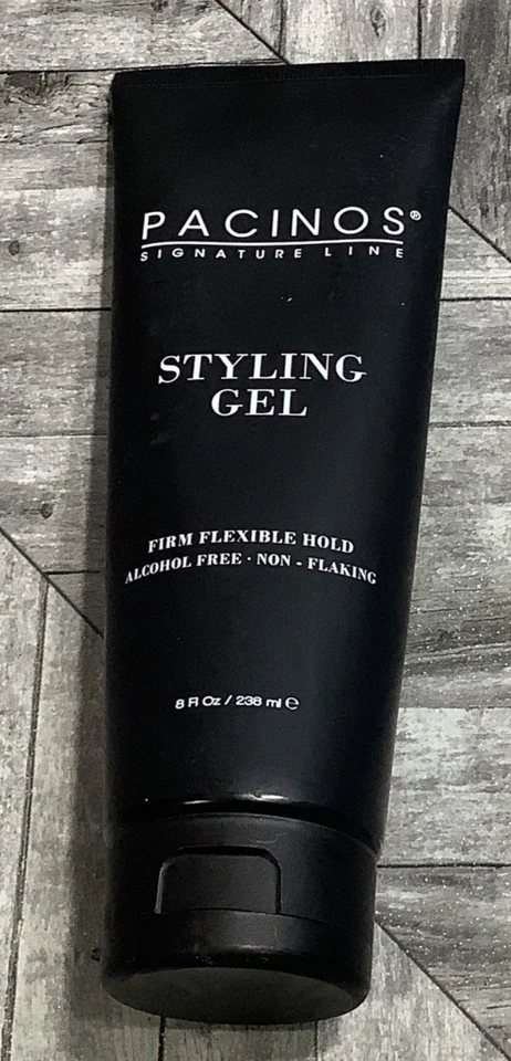 Gel de peinado Pacinos Signature Line 8 OZ firme sujeción flexible Foto 3 de 3