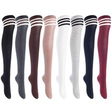 Clearance Women Youth Girl Fashion Over the Knee Cotton Socks JMYP1022