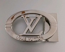 Louis Vuitton LV Buckle Only Shiny Chrome 2.75" X 1.85"