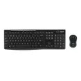 Wireless Keyboard and Mouse Combo, 2.4 GHz, Multimedia Keys
