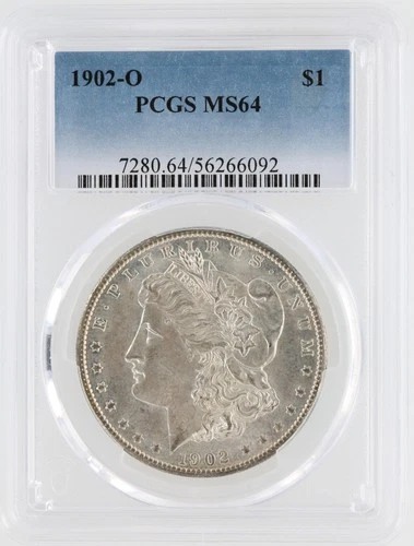 1902-O Morgan Silver Dollar PCGS MS64 S$1 New Orleans Minted No Reserve