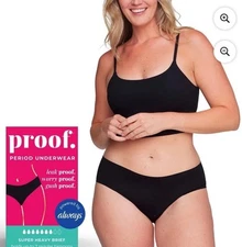 Proof. by Always Brief, Super Heavy Absorbency Period Underwear Size XL