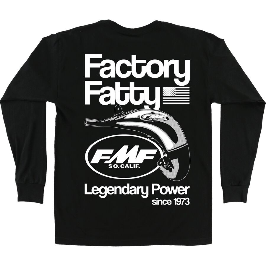 FMF Factory Fatty Long Sleeve Shirt - Black, Medium HO25119900-BLK-M
