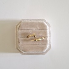 14k Gold Nail Ring Women s Size 8
