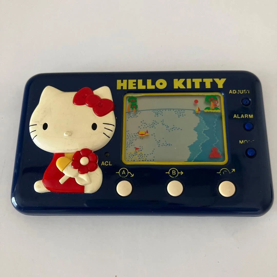 動作品 ハローキティ　HALLO　KITTY　シーサイドホリディ　ゲームウォッチ 昭和レトロ 1976年当時物トミー ハローキティシーサイドホリデーゲーム