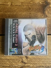 Fatal Fury 3 Neo Geo CD Englisch Euro USA Komplett SNK Obi Spine Karte