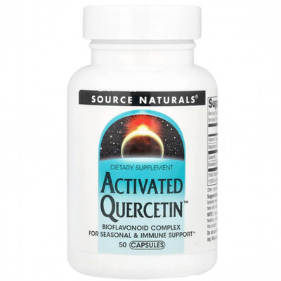 Source Naturals, Activated Quercetin Bioflovpnoid Complex 50 Capsules