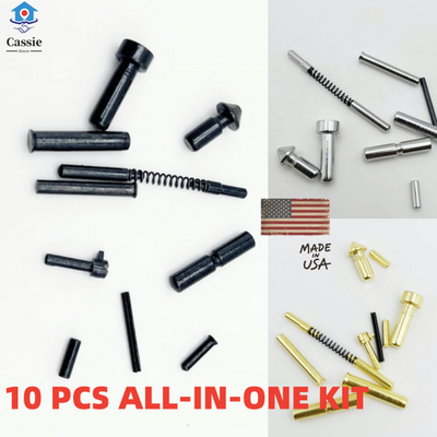 #ad #ad 11 Pcs 1911 Pin Set Steel Complete Standard 1911 Kit Parts Gold Silver Black $14.99