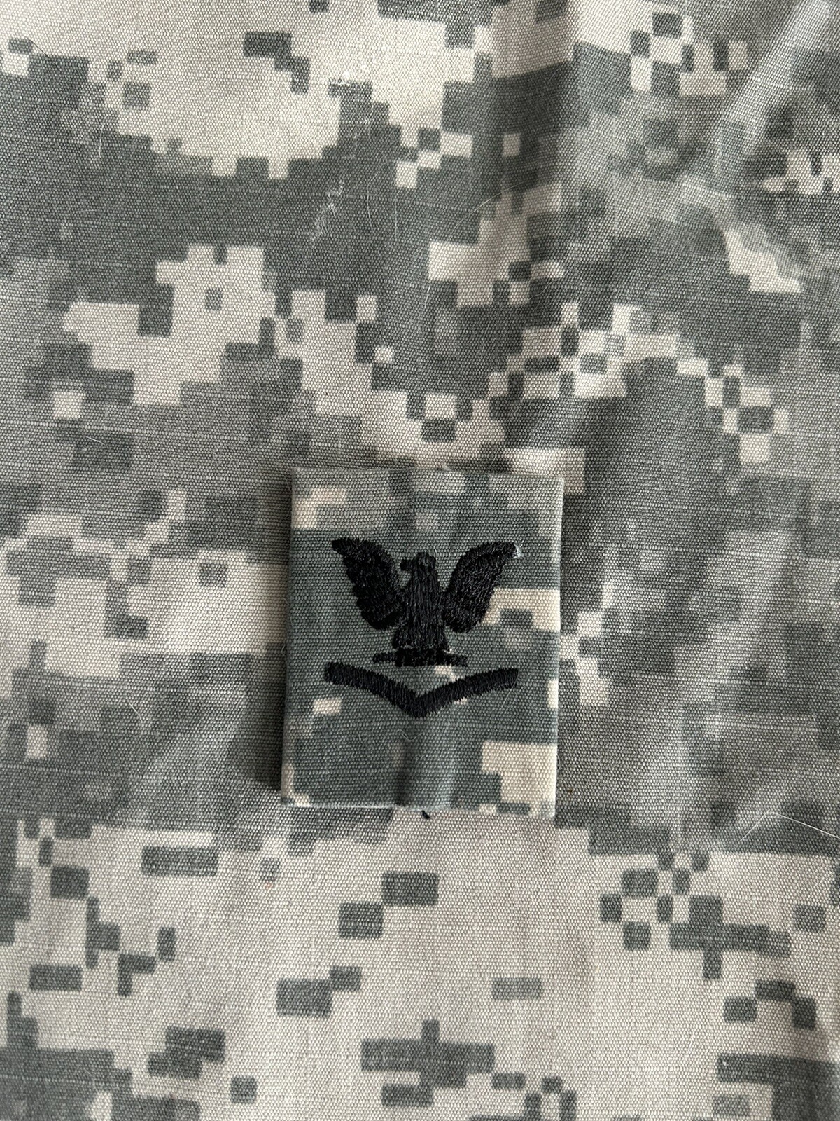 US Navy E4 Third Class Petty Officer Embroidered Jacket Tab Rank Military Patch