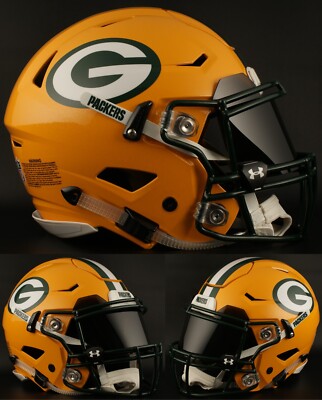 GREEN BAY PACKERS Riddell SPEEDFLEX Authentic Gameday Football Helmet