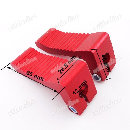 Mini Moto Red Footpegs Foot Rest 43cc 47cc 49cc Pocket Bike ATV Quad