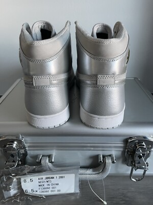 Original 2001 Japan Only Jordan 1 Cojp Metallic Silver With Original 2001 Japan Only Jordan 1 Cojp Metallic Silver With