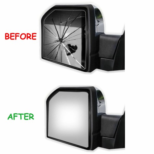 Mirror Glass For 1999 2000 2001 2002 VW Cabrio RH Passenger Side RH Replacement - Picture 5 of 9