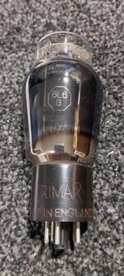 Vintage 6L6G Brimar vacuum tube NOS