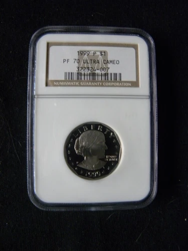 1999-P SUSAN B. ANTHONY $1 COIN NGC PF70 ULTRA CAMEO