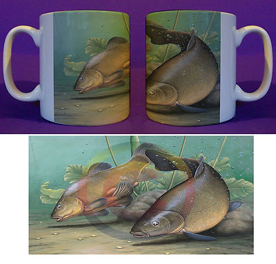 Feeding Tench coarse fishing mug