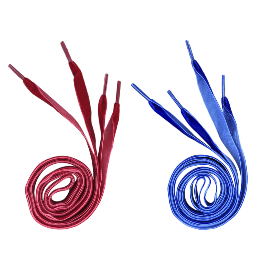 Pairs Wide Shoelaces Wide Flat Shoe Lace Shoe Strings Shoe