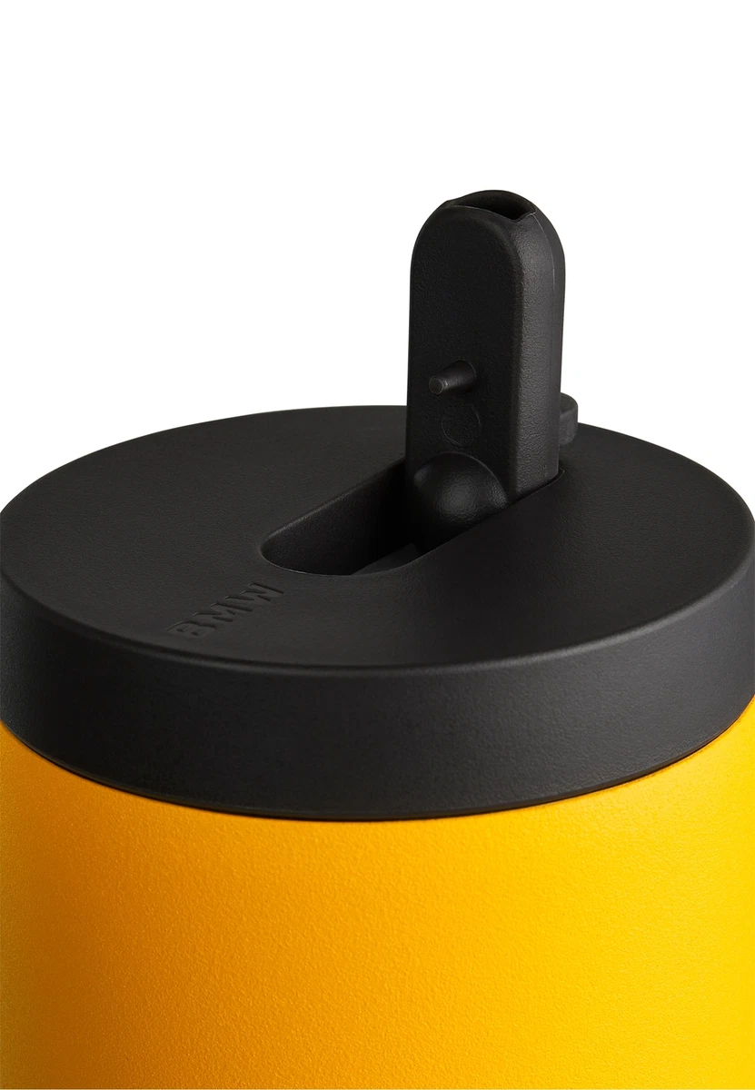 BMW Genuine Thermo Mug Large Sport Yellow Tea Coffee Thermal Cup 