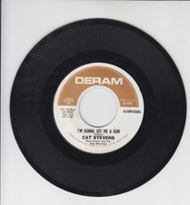 Cat Stevens - Deram 85006 - I'm Gonna Get Me A Gun / School Is Out