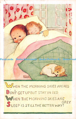 R503019 Wenn der Morgenhimmel rot ist, steh nicht auf, sondern bleib im Bett Wenn der Morgen