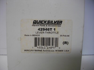 Ce4a4941 Mercury 60 HP Big Foot Throttle Lever ASSY PN 42946t 1  