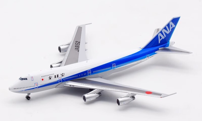 1:400 JC Wings ANA Boeing B747-100SR Diecast Models JA8152