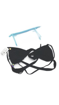 Banana Moon Damen Trento Naranja Bikinioberteil, Schwarz (Noir Blac/Sensta/May/B