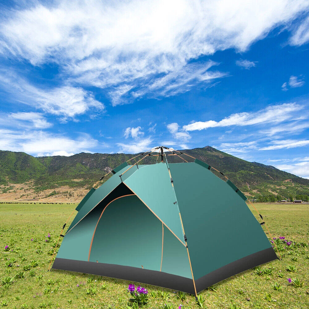 Portable Camping Tent 2-3 Person Automatic Instant Pop Up Tent for Hiking Canopy